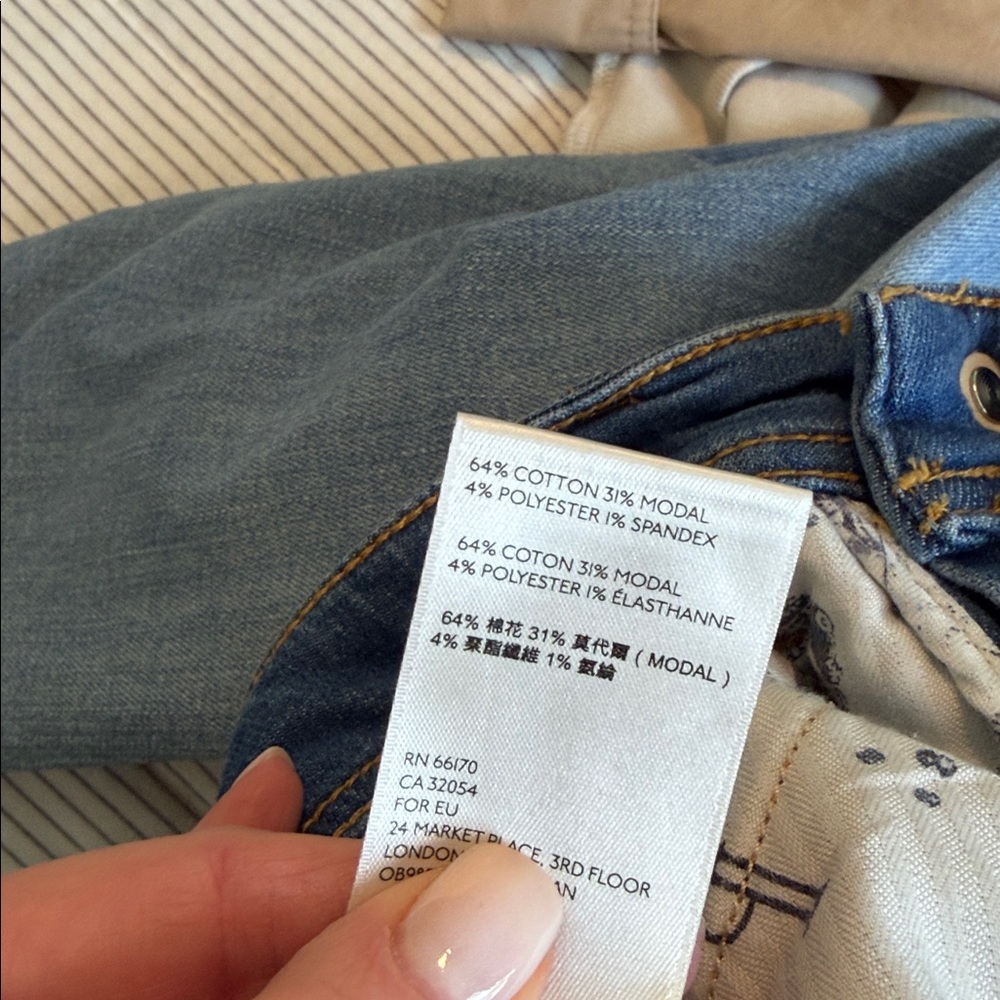 Anthropologie Light Blue Straight Jeans - Picture 4 of 4